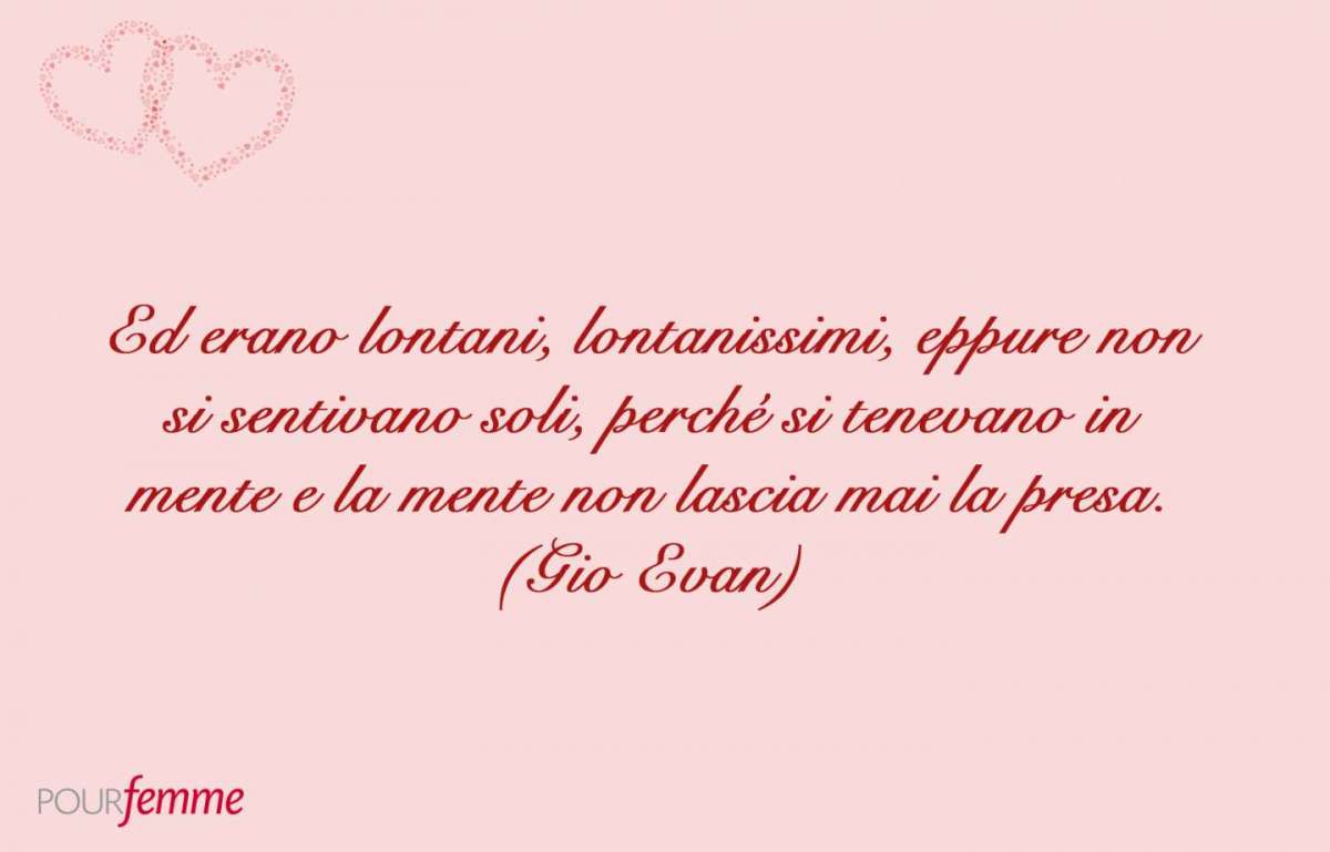 Frasi sull'amore a distanza