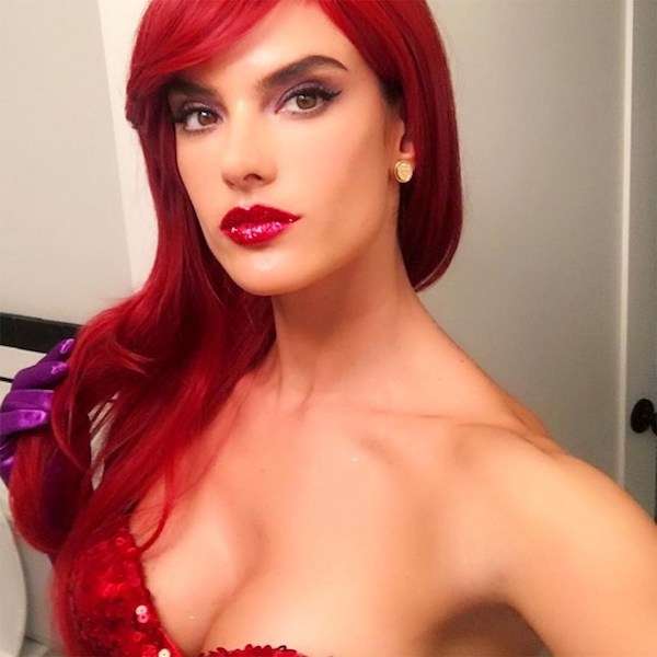 Il trucco da Jessica Rabbit di Alessandra Ambrosio