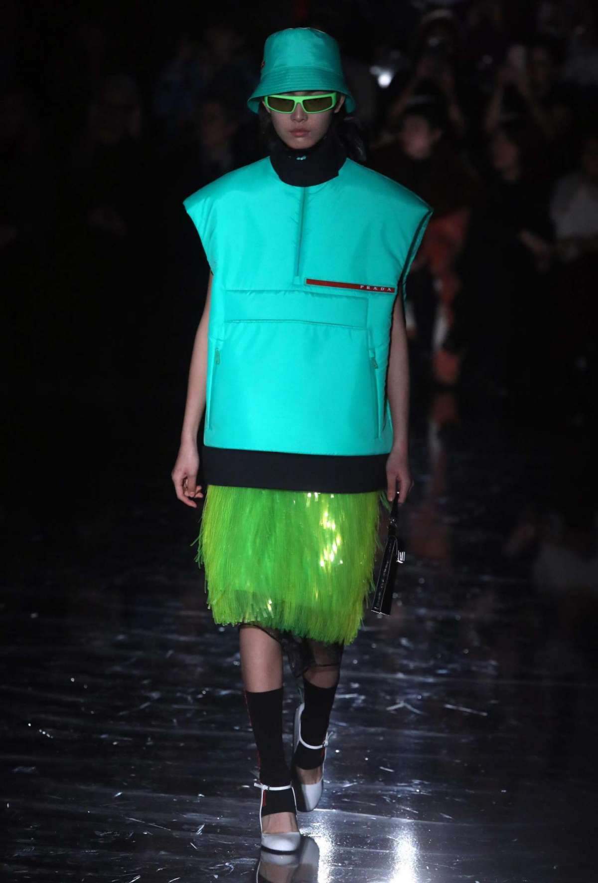 Look in color block Prada