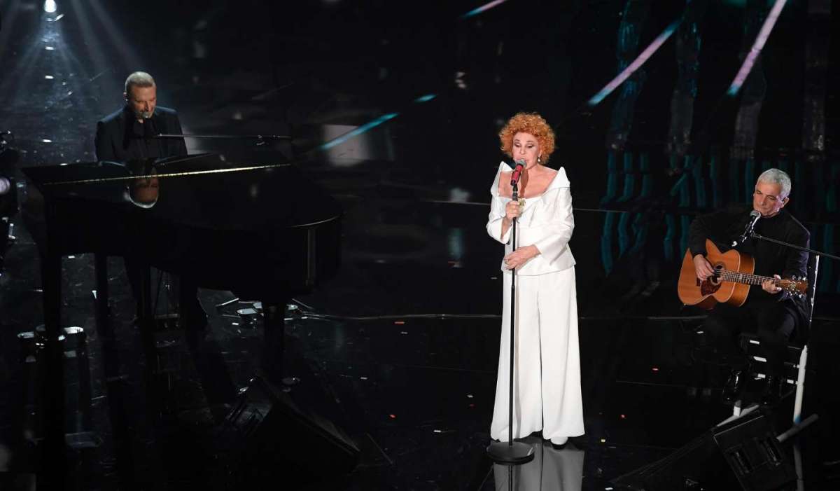 Ornella Vanoni in Antonio Riva a Sanremo 2018