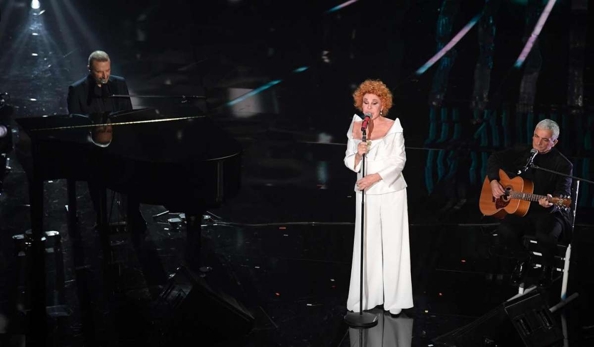 Ornella Vanoni in Antonio Riva a Sanremo