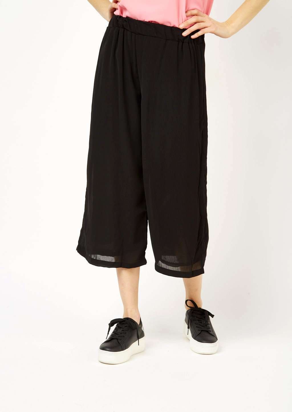 Pantaloni culotte neri Alcott