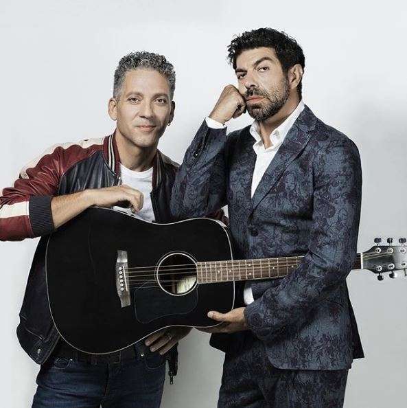 Pierfrancesco con Fiorello