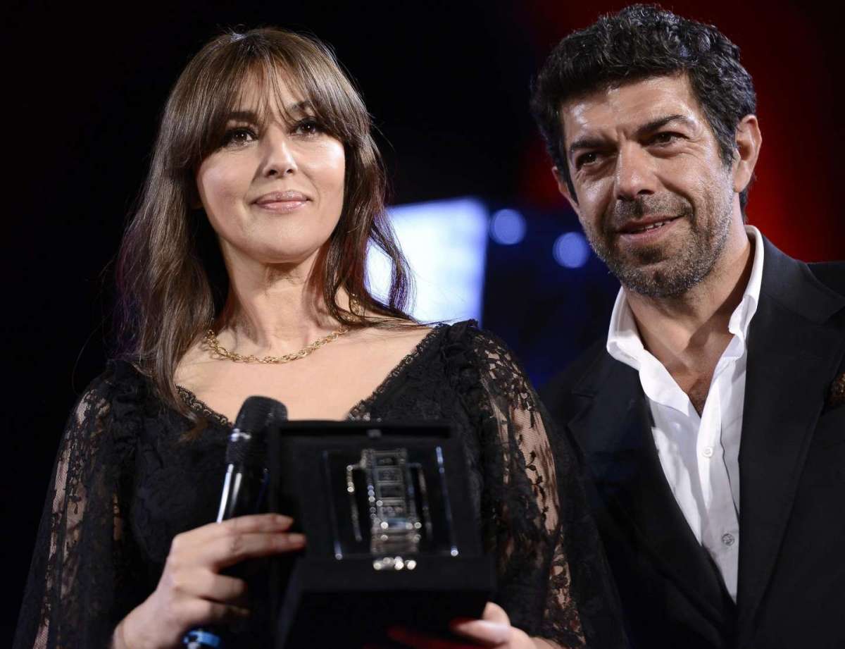 Pierfrancesco con Monica Bellucci