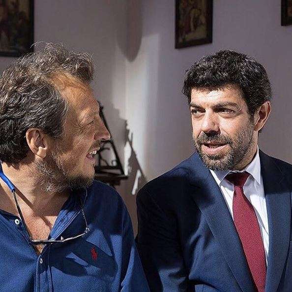 Pierfrancesco con Muccino