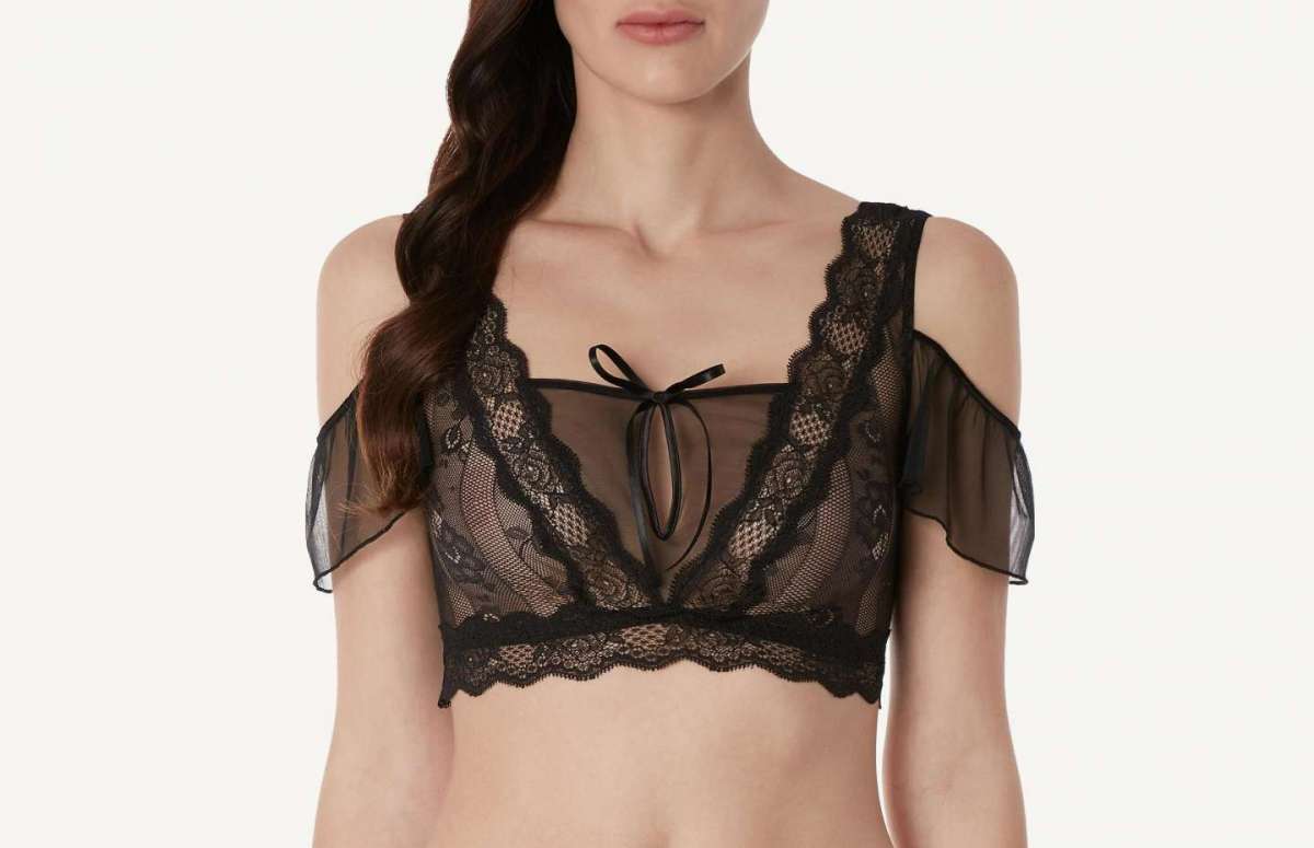 Reggiseno in pizzo nero Intimissimi a 29,90 euro