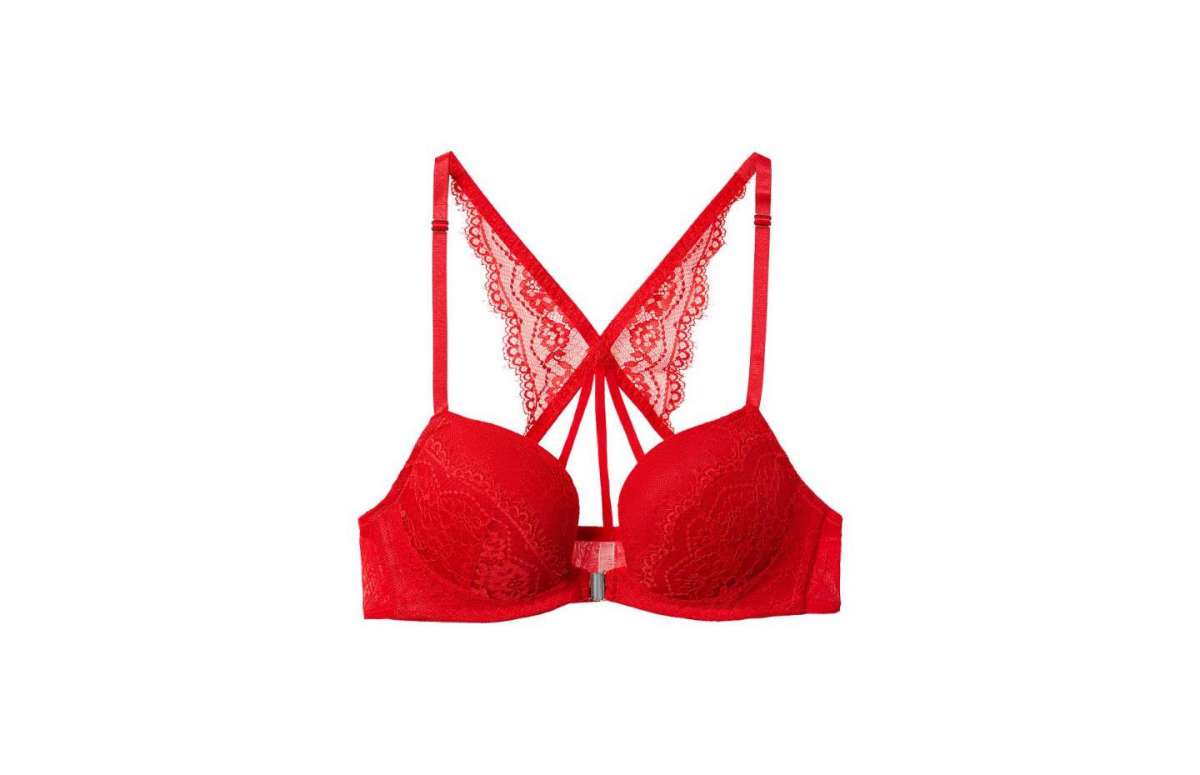 Reggiseno rosso con ricamo sulla schiena Intimissimi a 35,90 euro