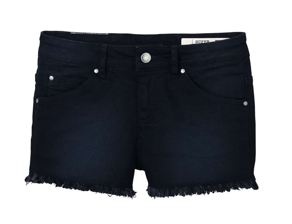 Shorts in denim scuro