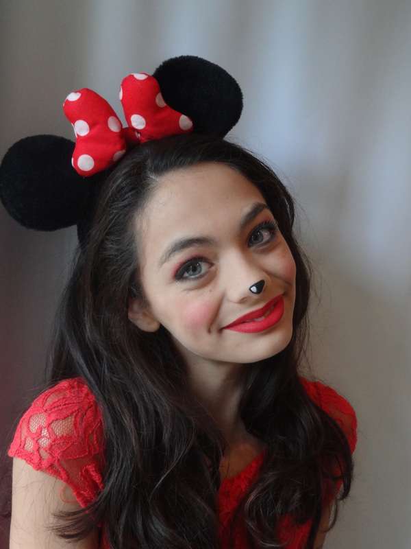 Trucco Minnie con nasino ombreggiato