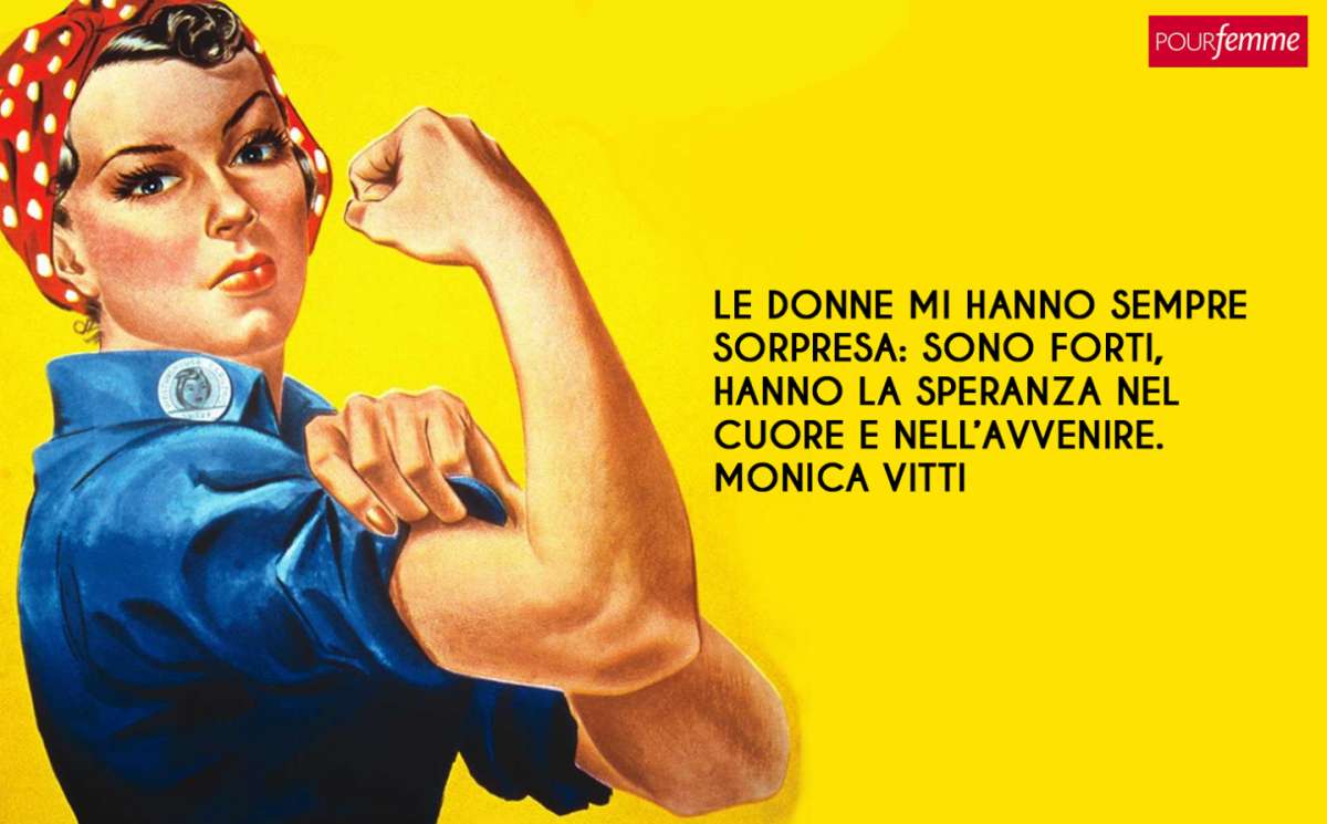 Una citazione sulle donne di Monica Vitti