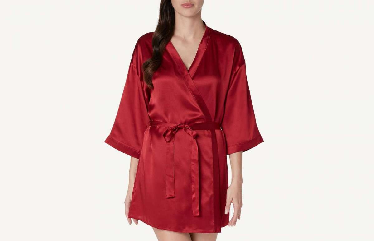 Vestaglia stile kimono in seta a 99,90 euro