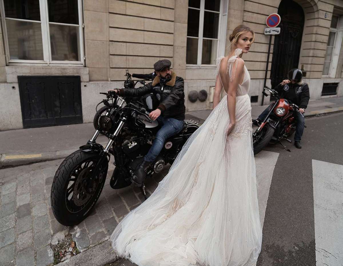 Abito da sposa in tulle e organza Inbal Dror