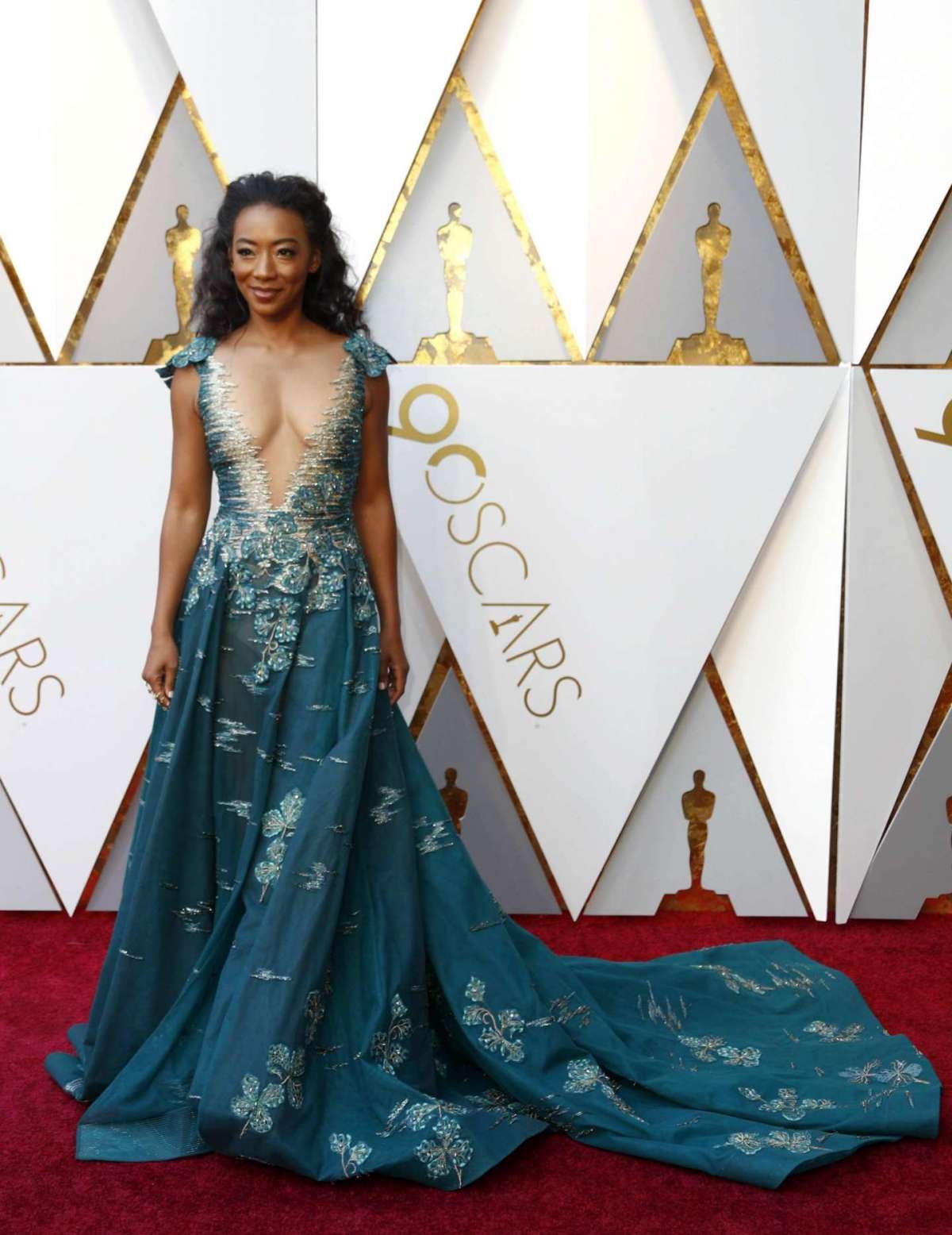 Betty Gabriel in Tony Ward Couture