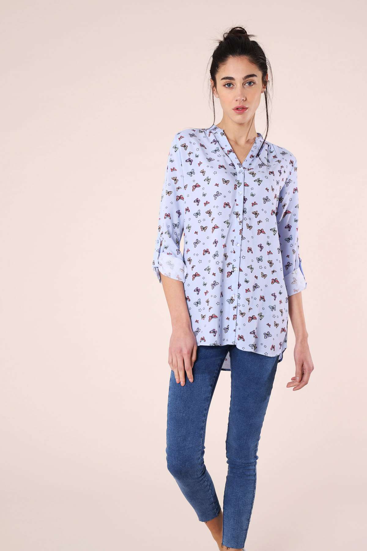 Camicia con farfalle Terranova a 19,99 euro