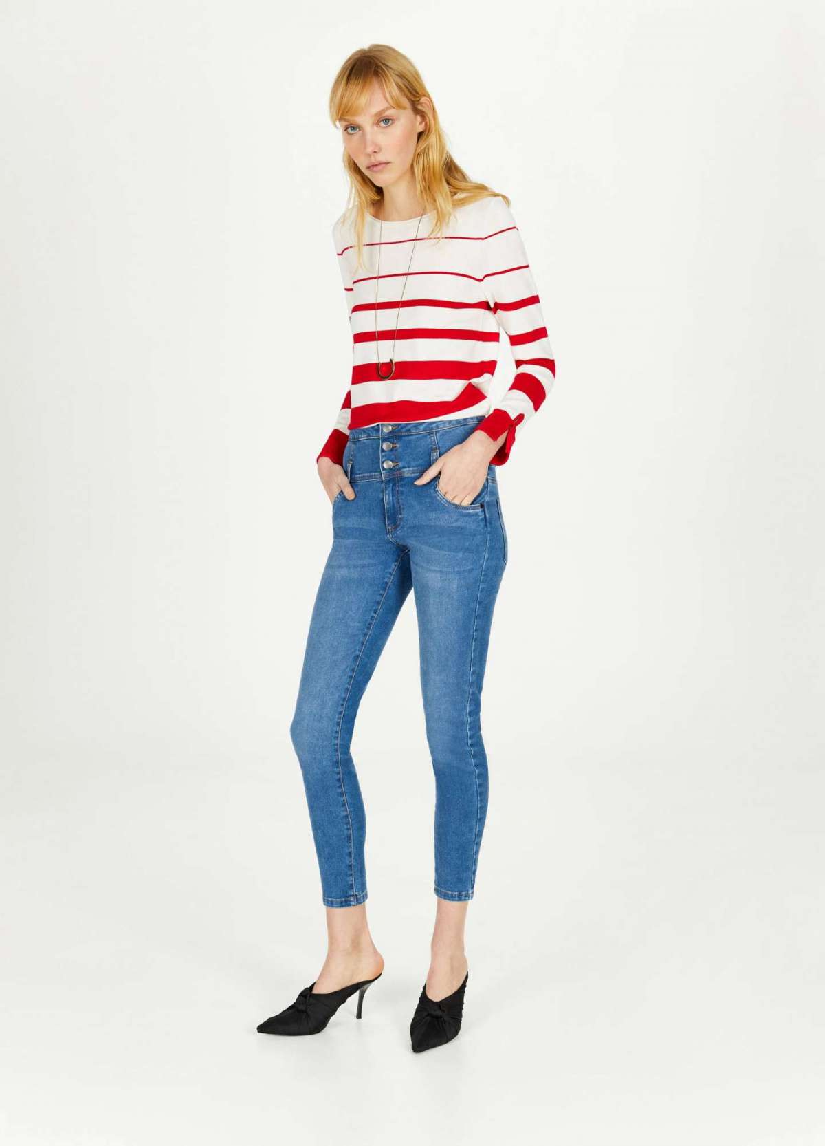 Jeans a vita alta OVS a 24,99 euro