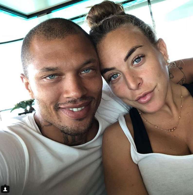 Jeremy Meeks, l'ex detenuto ora modello con la fidanzata Chloe Green