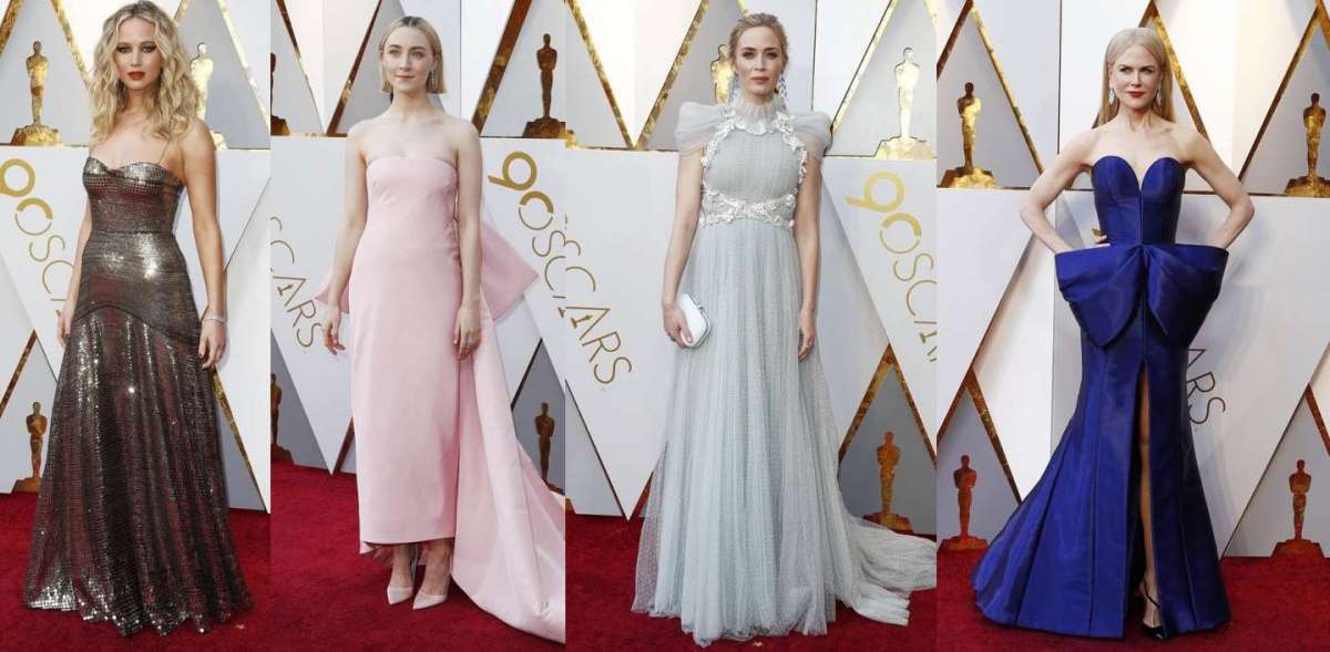 Look delle star agli Oscar 2018