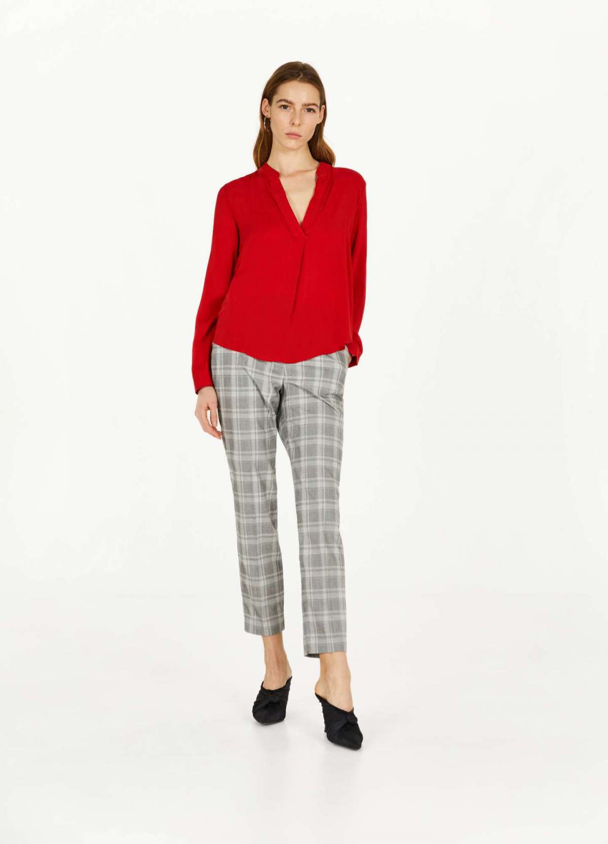 Pantaloni cropped a quadri OVS a 29,99 euro