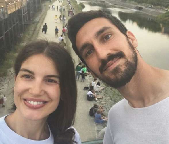 Selfie Francesca e Davide Astori