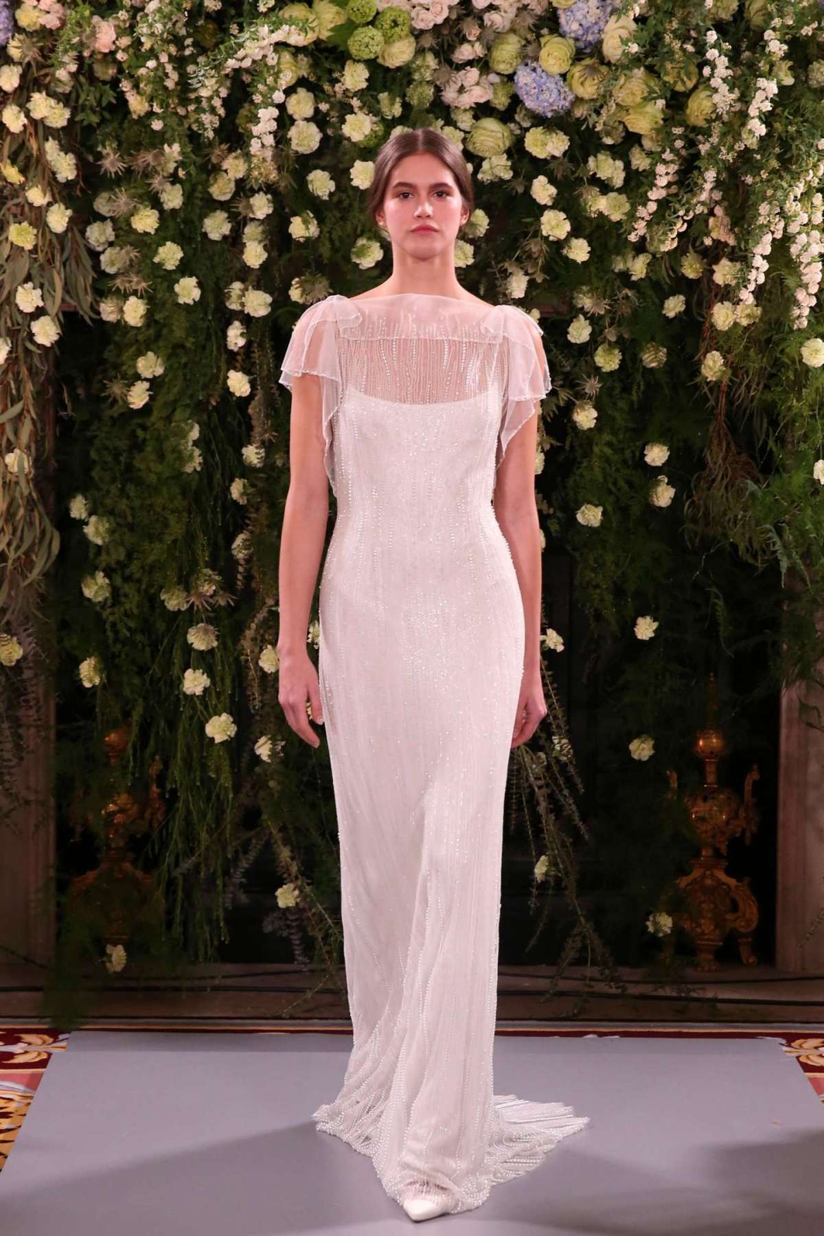 Abito da sposa a colonna Jenny Packham