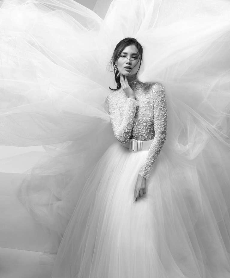 Abito da sposa Alessandra Rinaudo con gonna ampia in tulle