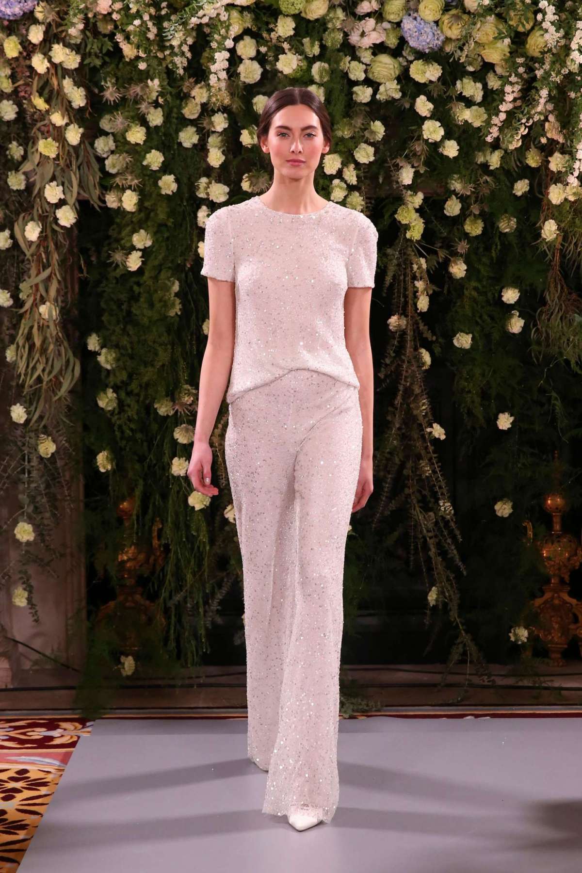 Abito da sposa con pantaloni Jenny Packham