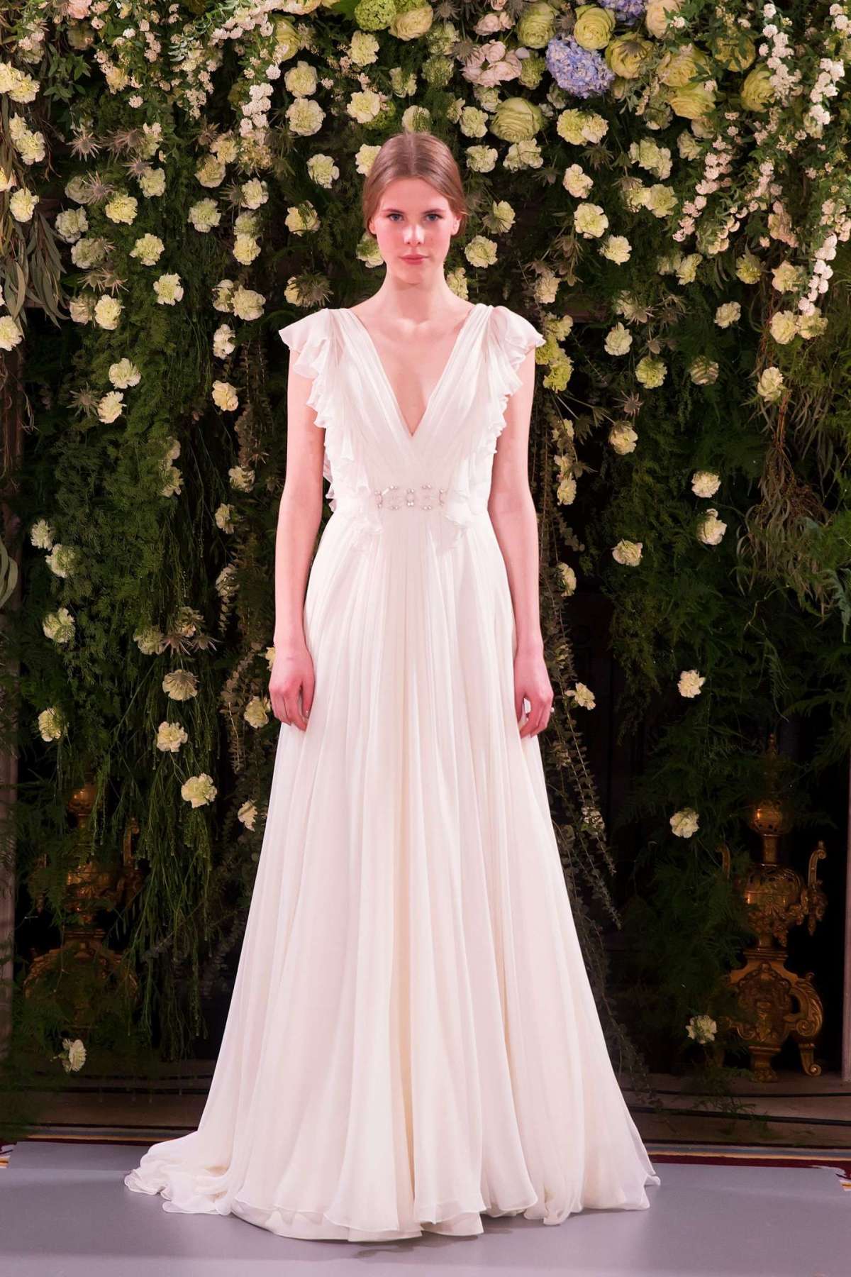 Abito da sposa con volants Jenny Packham