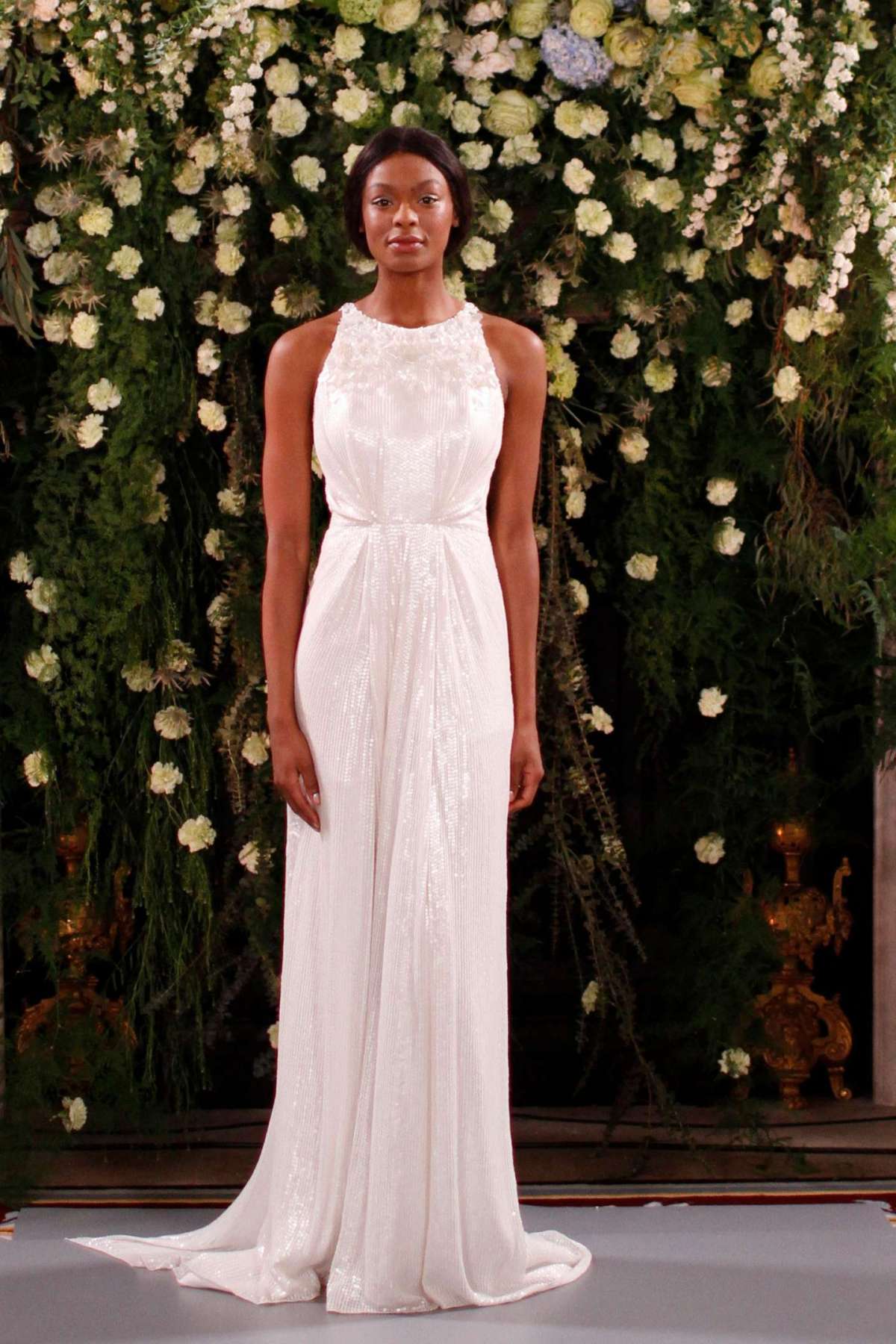 Abito da sposa gioiello a colonna Jenny Packham