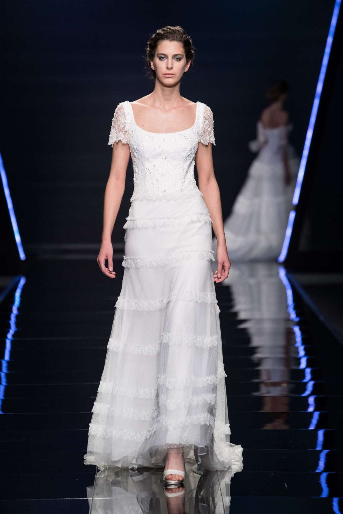 Abito da sposa scivolato in pizzo Blumarine