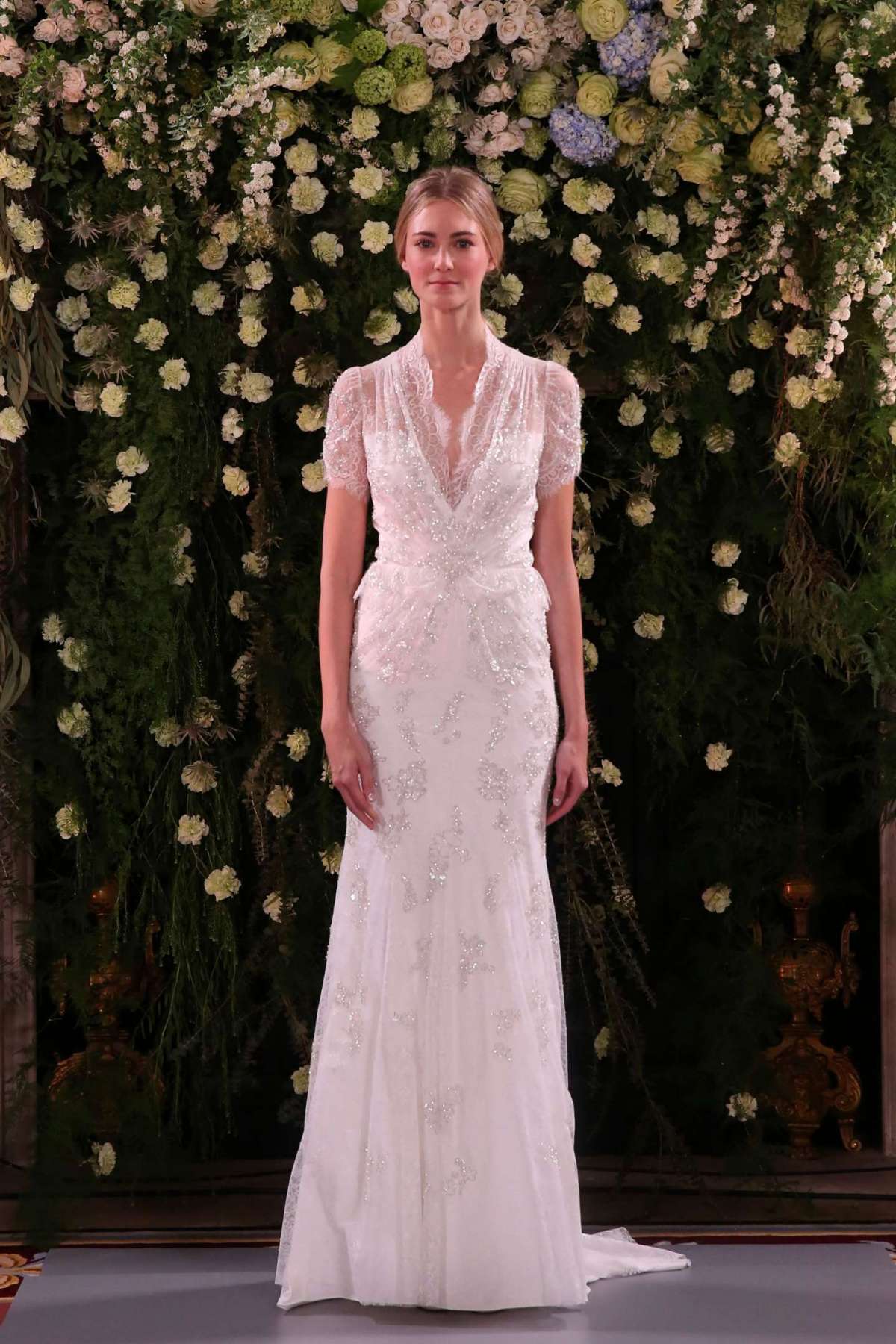 Abito da sposa scivolato in pizzo Jenny Packham