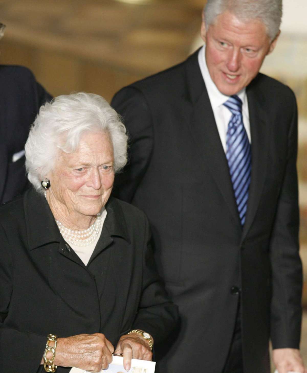Barbara Bush, amore e odio con Bill Clinton