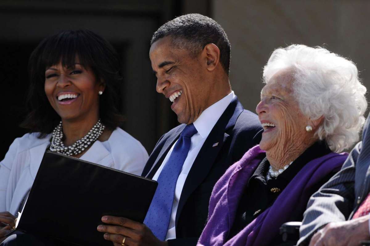 Barbara Bush e Obama