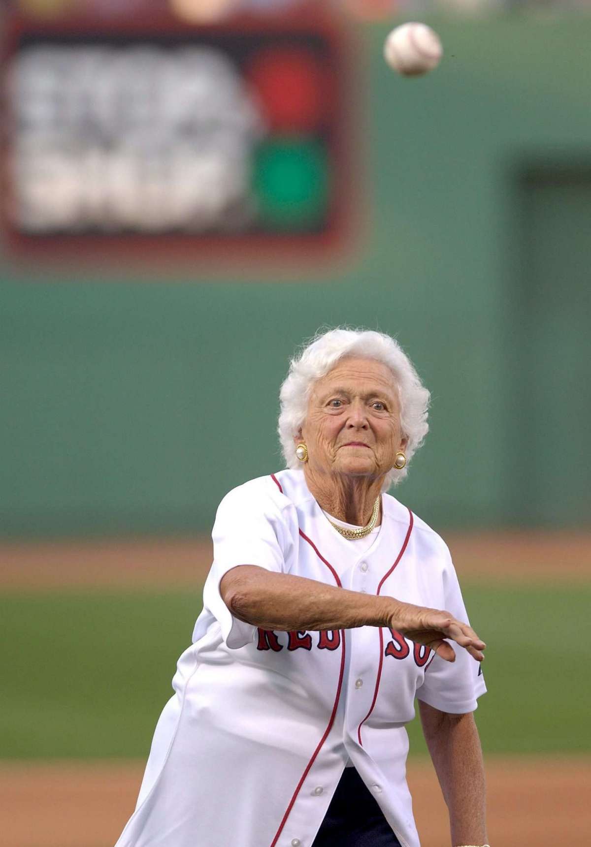 Barbara Bush presente alle grandi occasioni sportive