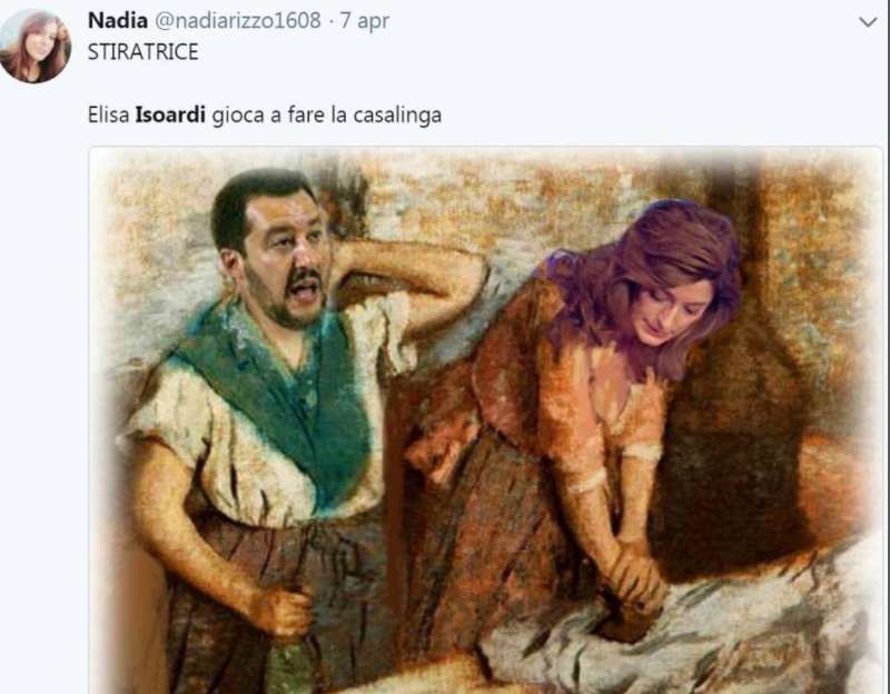 Battute sul web per Matteo Salvini ed Elisa Isoardi