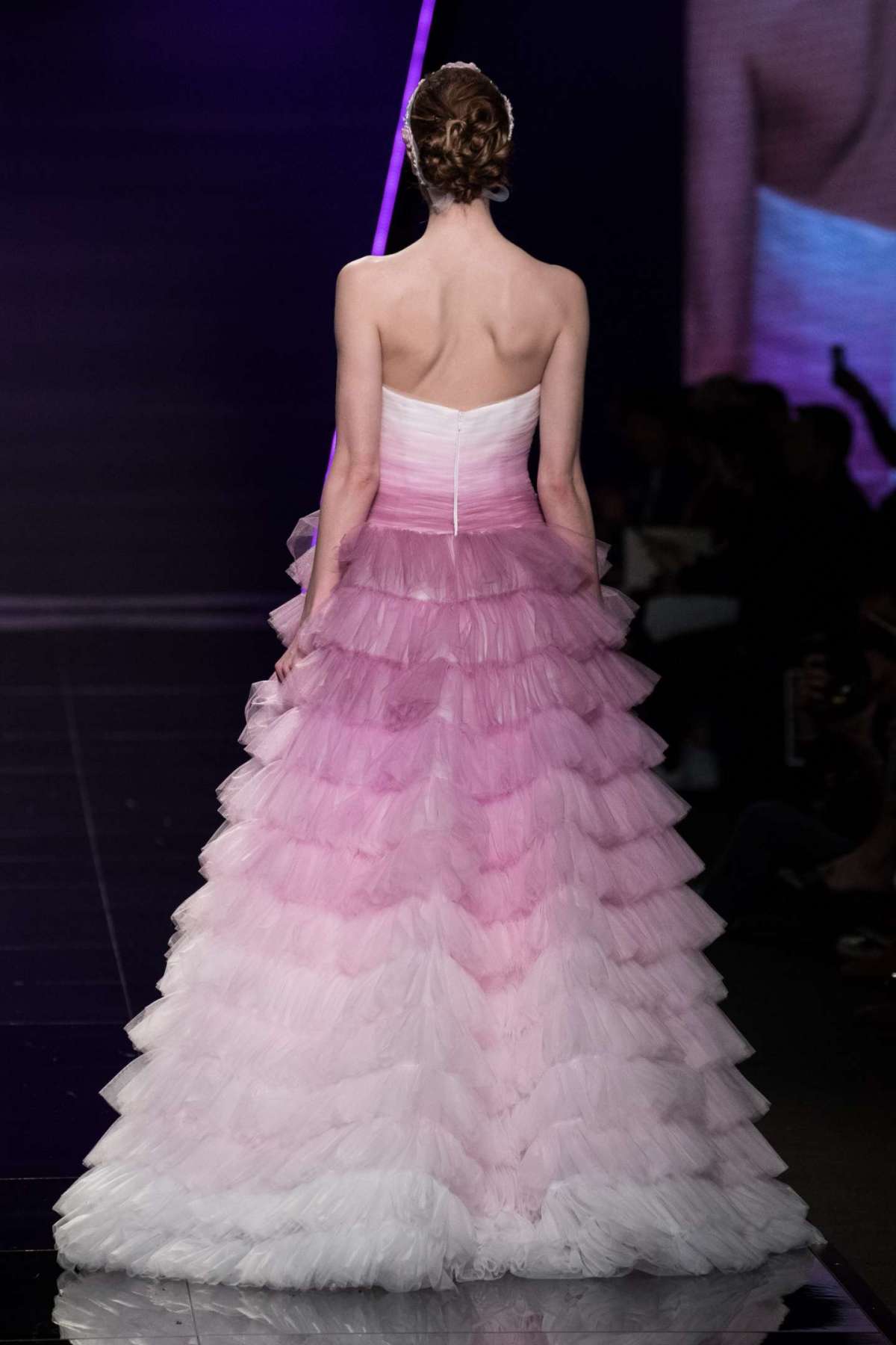 Blumarine, vestito da sposa rosa
