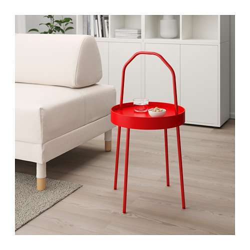 Burvik, tavolino rosso IKEA
