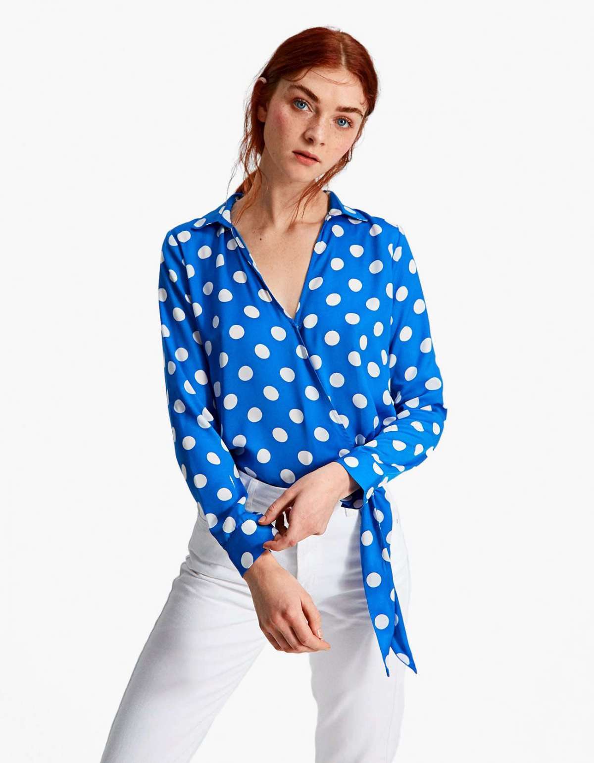 Camicia a pois Stradivarius