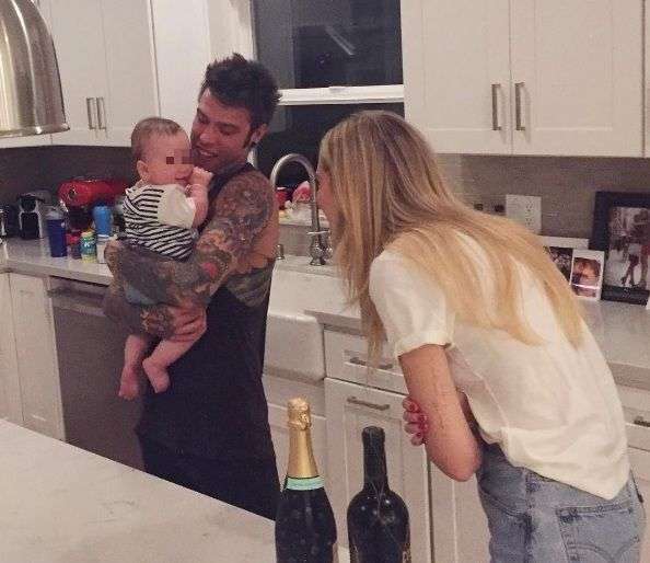 Chiara Ferragni e Fedez in cucina