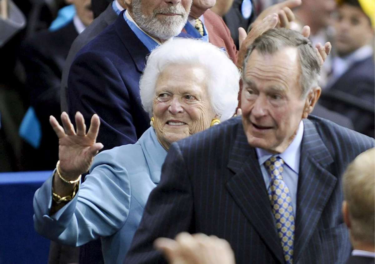 Convention repubblicana: Barbara e George H. W. Bush
