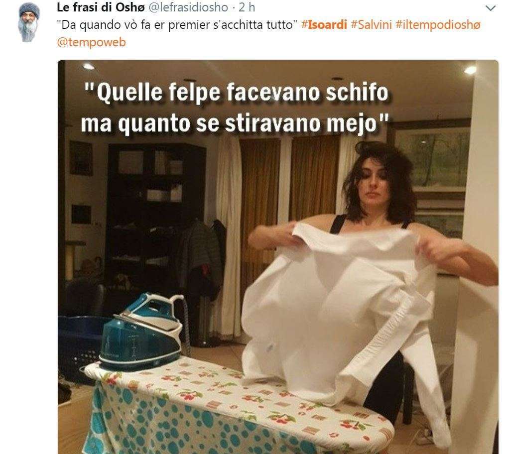 Elisa Isoardi casalinga social