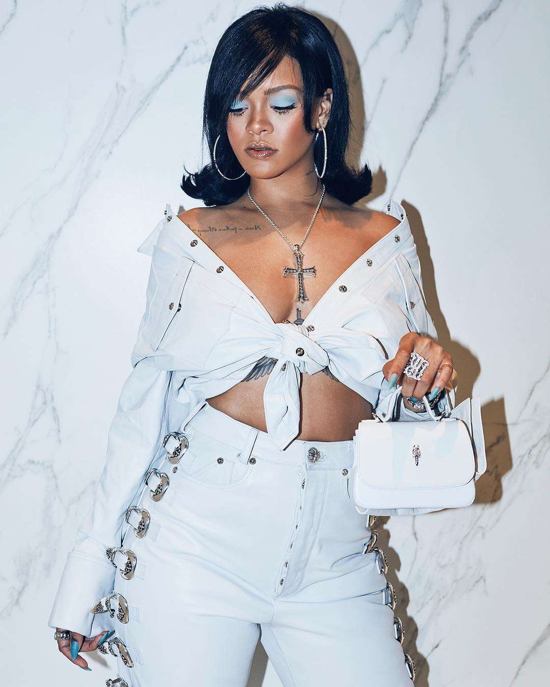 Il look di Rihanna per Coachella