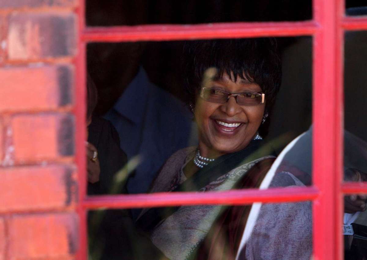 Il sorriso di Winnie Mandela