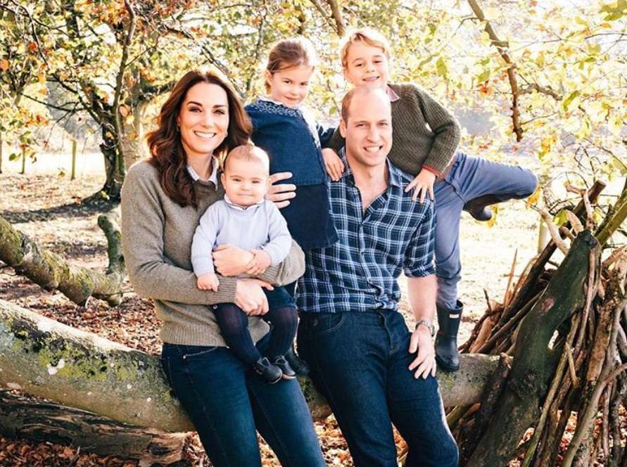 Kate e William con i tre figli