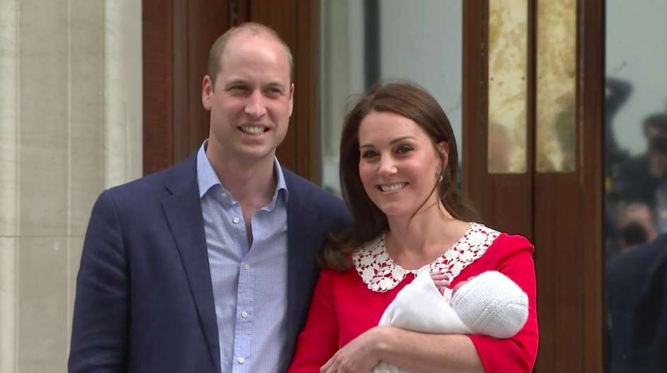 Kate e William con il piccolo