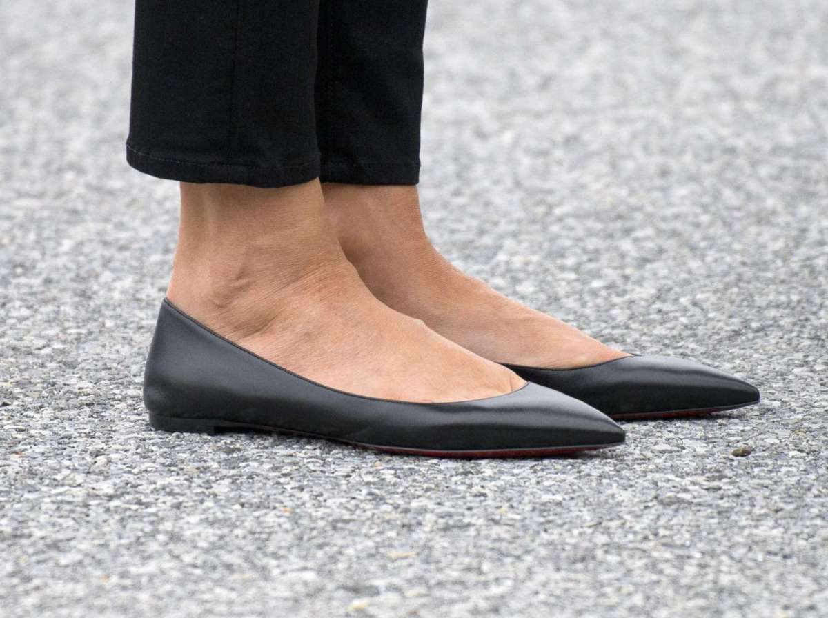 Melania Trump ballerine nere