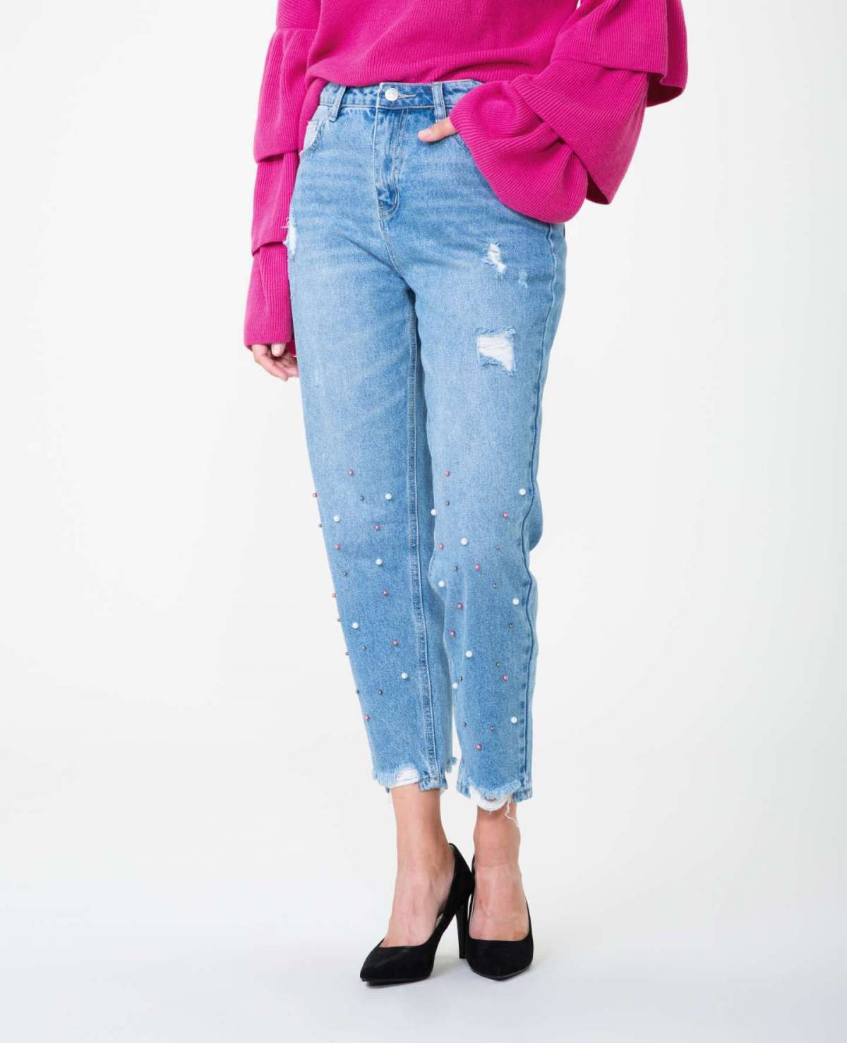 Mom jeans a 39,99 euro