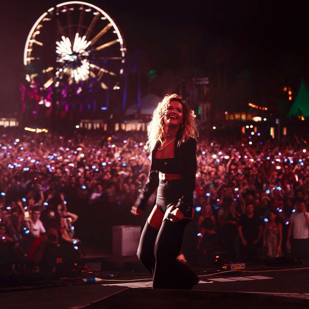 Rita Ora sul palco