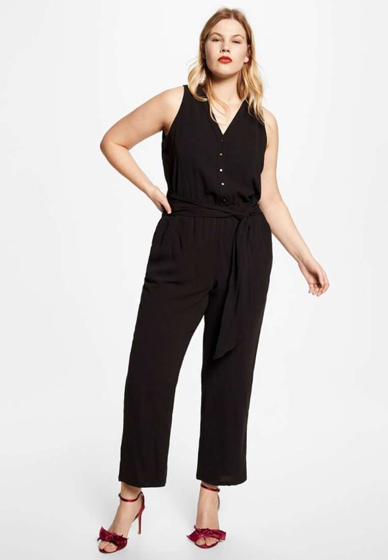 Tuta jumpsuit per il fisico a mela Violeta by Mango