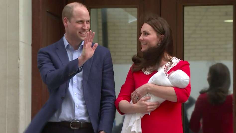 William e Kate sorridenti