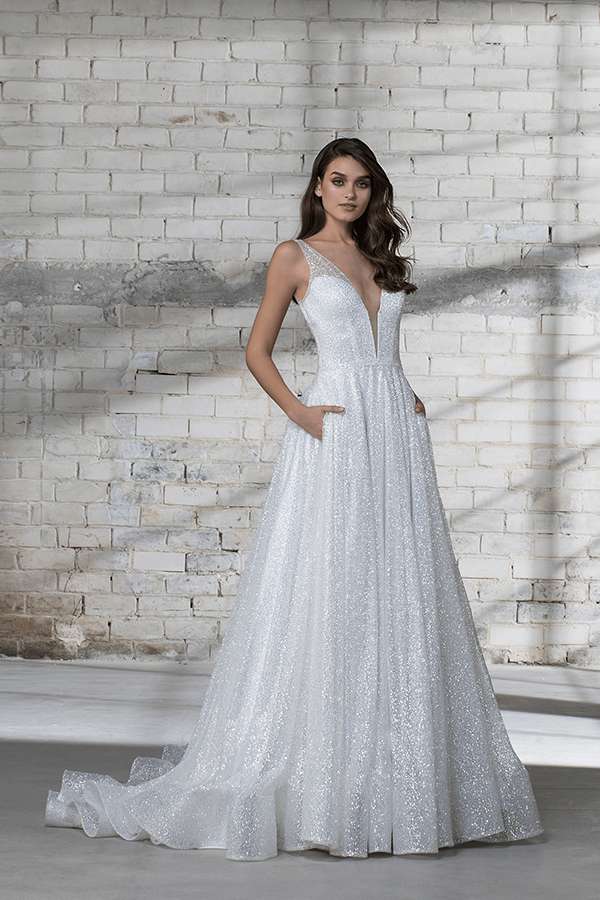 Abito da sposa a trapezio Pnina Tornai